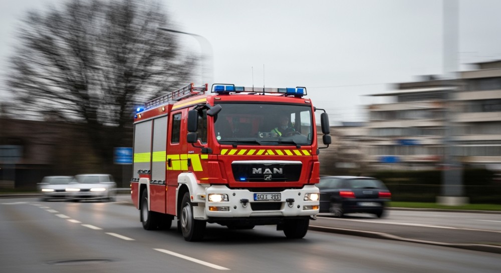 Płonące auto na A4: szybka akcja strażaków, nikt nie ucierpiał