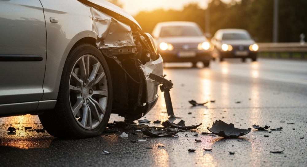 Tragiczny wypadek w Bielanach – zderzenie osobówki z tirem kończy się śmiercią kierowcy