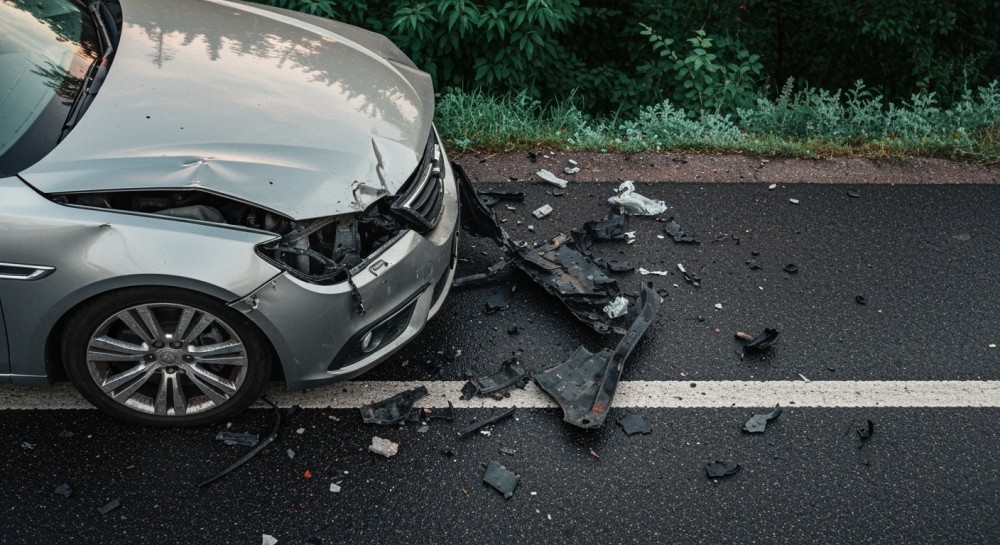 72-latek w krzakach po kolizji: pijany kierowca w rękach policji