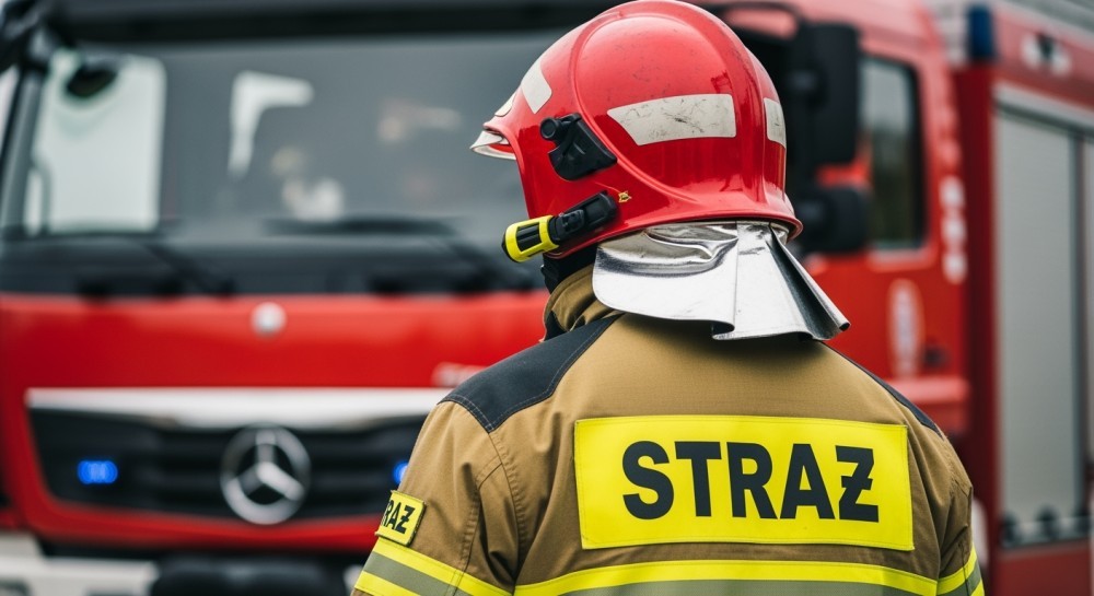 Elektryczna hulajnoga na szczycie pylonu – dramatyczna akcja krakowskich ratowników!