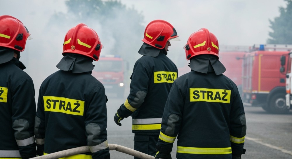 Podpalacz zatrzymany po pożarze wiaty śmietnikowej w Podgórzu Duchackim