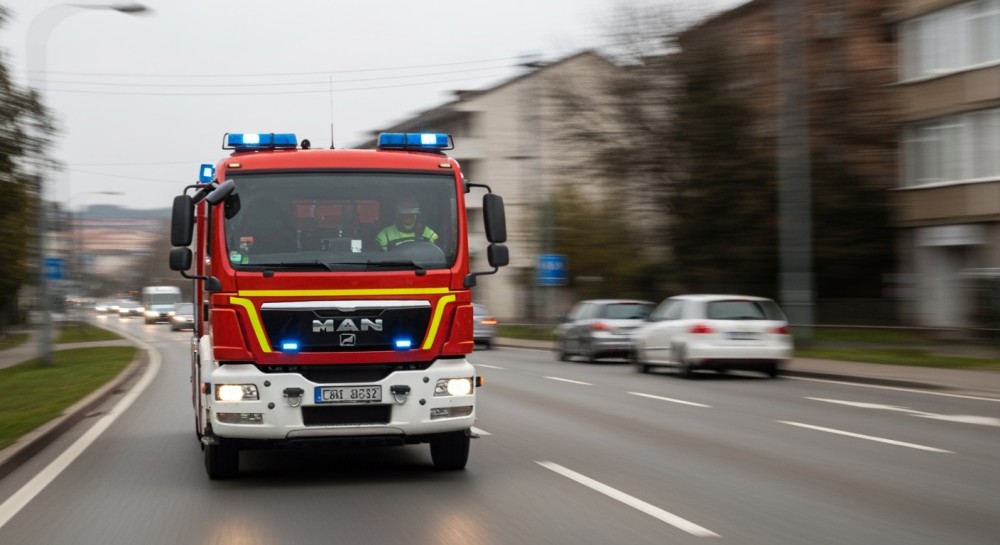 Wielki pożar w Skale: 80 strażaków w akcji ratunkowej