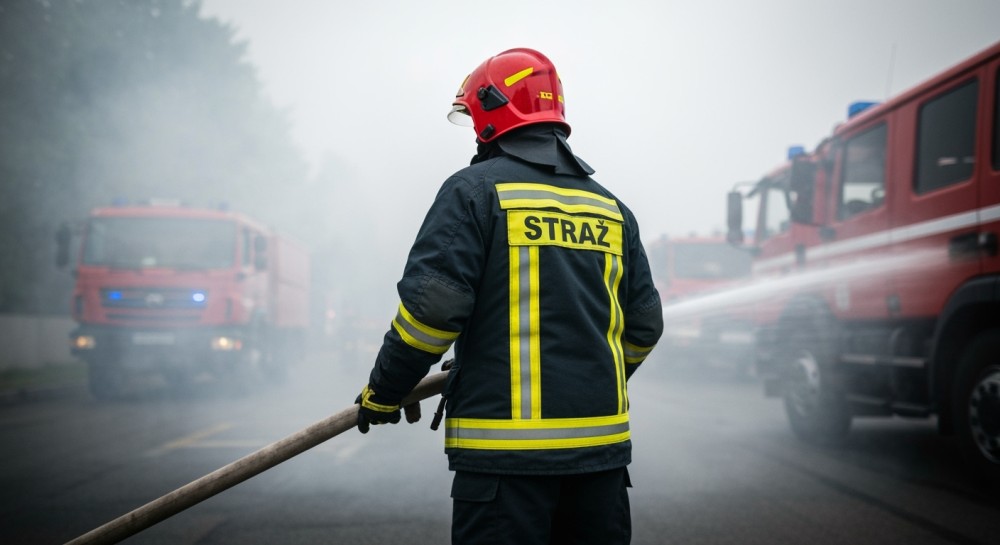 Bohaterska akcja policji: uratowali mieszkańców z płonącego bloku!