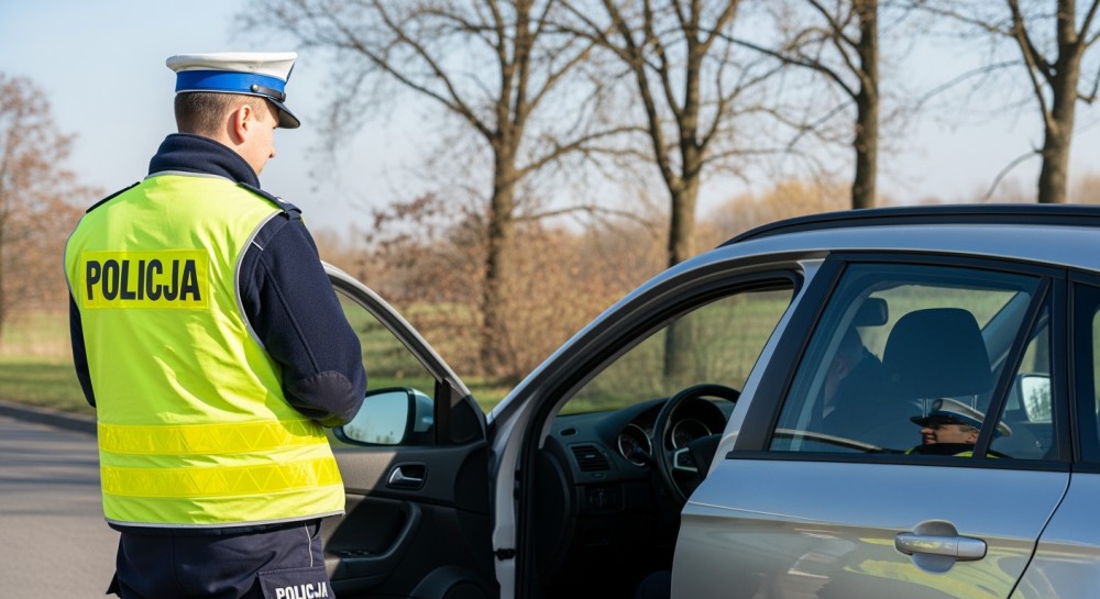 Pijany kierowca rozbił auto o drzewo w Osieku