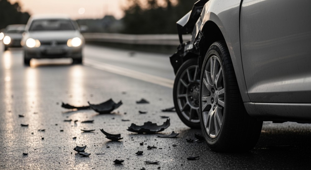 Tragiczny wypadek w Nidku: kierowca nie żyje