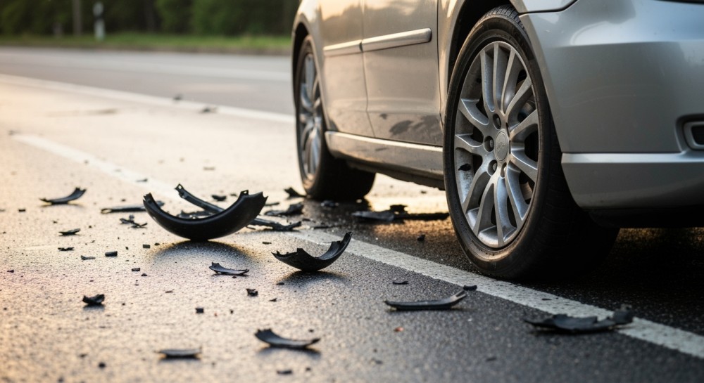 Zatrzymany przestępca po wypadku drogowym w Libuszy