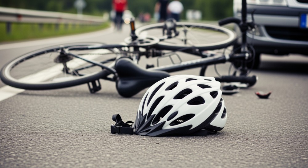 Pijany rowerzysta zatrzymany przez policję w Andrychowie