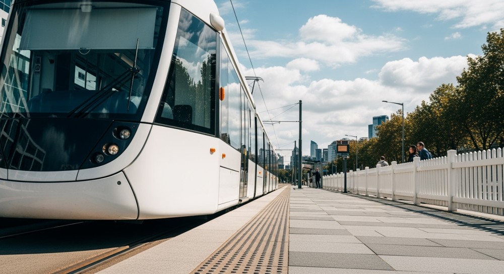 Zielone torowisko do Mistrzejowic: rozchodnik już na trasie tramwajowej
