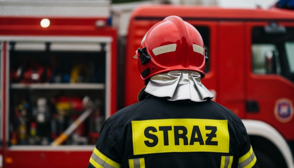 Krakowscy strażacy promują ekologię: pij wodę z kranu w biodegradowalnych bidonach!